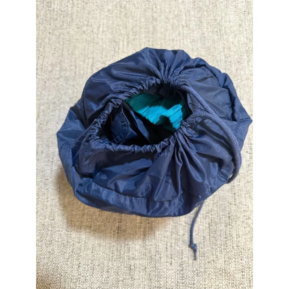 Vintage 90s Southern Classics Colorblock Anorak Jacket Windbreaker Teal Navy XL